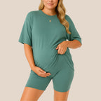 Maternity Comfort Tee & Shorts Two-Piece