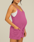 Oversized Jumpsuit Shorts - Maternity & Postpartum