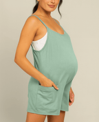Oversized Jumpsuit Shorts - Maternity & Postpartum