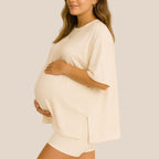 Maternity Comfort Tee & Shorts Two-Piece