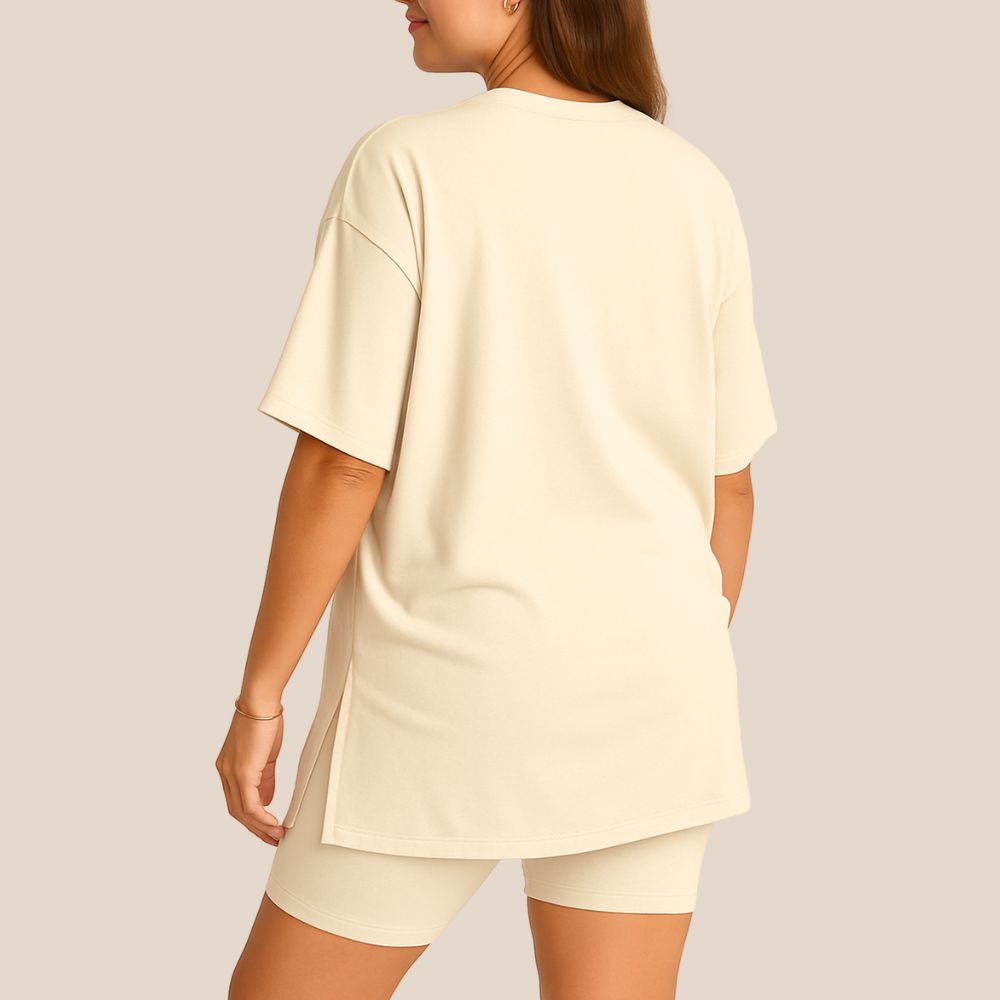 Maternity Comfort Tee & Shorts Two-Piece
