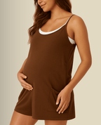 Romper Mini Dress - Maternity & Postpartum